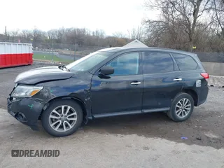 2014 Nissan Pathfinder SV with VIN 5N1AR2MM4EC708630, listed as a IAAI auction lot 41893720 with 129,985 mi miles. Bid and sale history available at carsss.com. Image 12.
