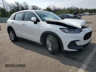 2023 Honda HR-V LX with VIN 3CZRZ2H31PM749026, listed as a Copart auction lot 59519705 with 22,810 mi miles and Salvage title. Bid and sale history available at DreamBid. Image 4.