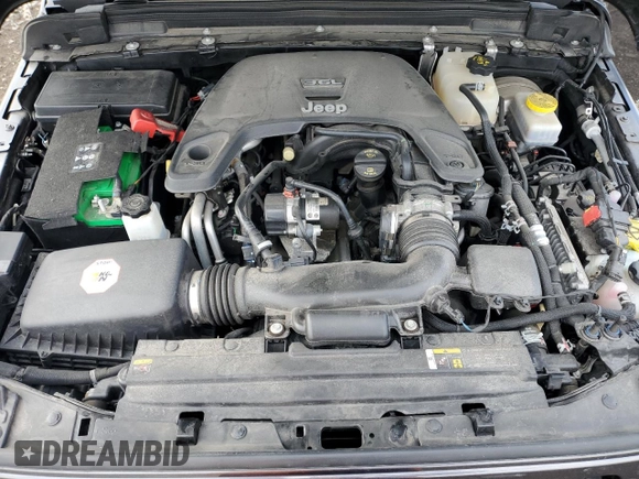 2021 Jeep Wrangler Unlimited Sport Altitude with VIN 1C4HJXDG0MW521769, listed as a Copart auction lot 53625925 with 34,074 mi miles and Salvage title. Bid and sale history available at DreamBid. Image 12.
