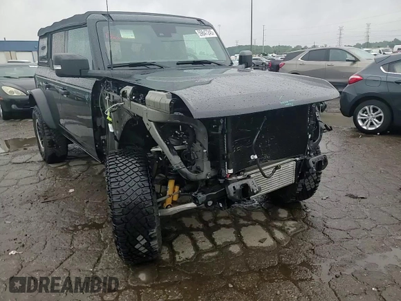 2022 Ford Bronco with VIN 1FMEE5DH5NLA84662, listed as a Copart auction lot 59847245 with 10,768 mi miles and Salvage title. Bid and sale history available at DreamBid. Image 14.