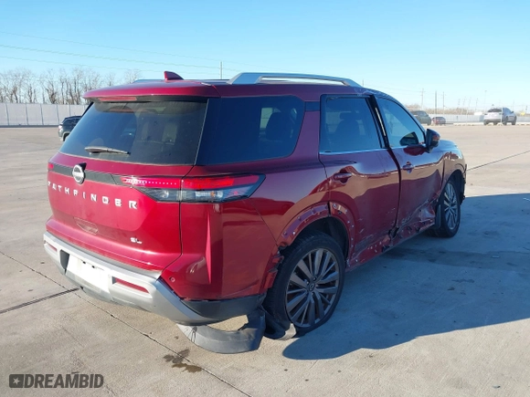 2022 Nissan Pathfinder SL with VIN 5N1DR3CB5NC267996, listed as a IAAI auction lot 41230509 with 69,870 mi miles. Bid and sale history available at carsss.com. Image 4.