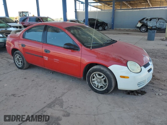 2004 Dodge Neon SE z VIN 1B3ES26C94D507377, wystawiony jako Copart lot #58081945 z przebiegiem 107 527 mil mil oraz Tytuł czysty. Historia ofert i sprzedaży dostępna na DreamBid. Obrazek 4.