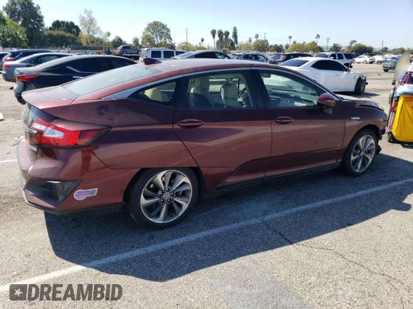 2018 Honda Clarity Plug-In Hybrid with VIN JHMZC5F18JC013539, listed as a Copart auction lot 47601514 with 63,590 mi miles. Bid and sale history available at carsss.com. Image 3.
