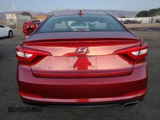 2016 Hyundai Sonata SE with VIN 5NPE24AF9GH323096, listed as a Copart auction lot 83841994 with 52,770 mi miles and Salvage Title. Bid and sale history available at carsss.com. Image 6.