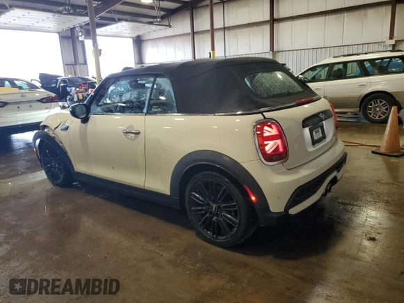2022 MINI Convertible Cooper S с VIN WMW43DL05N3N80036, выставлен на аукционе Copart как лот 58794295 с пробегом 29 439 миль миль и Списание • Salvage title. История ставок и продаж доступна на DreamBid. Изображение 2.