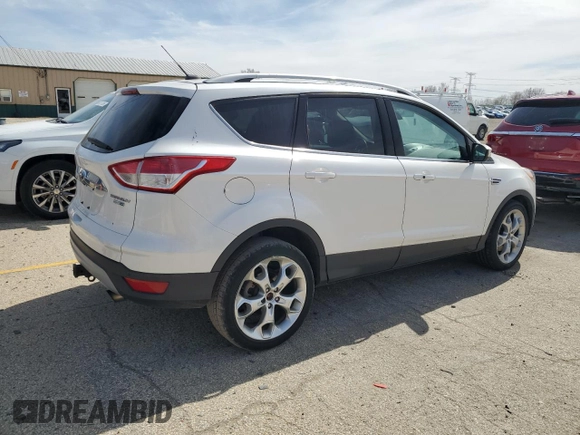 2015 Ford Escape Titanium with VIN 1FMCU9J96FUC46213, listed as a Copart auction lot 50299845 with 130,535 mi miles and Salvage Title. Bid and sale history available at carsss.com. Image 3.
