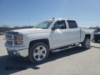 2015 Chevrolet Silverado 1500 LTZ with VIN 3GCPCSEC9FG361414, listed as a Copart auction lot 48363365 with 49,063 mi miles and Clean Title. Bid and sale history available at DreamBid. Image 1.