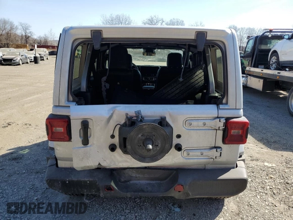 2024 Jeep Wrangler Sahara z VIN 1C4PJXEG9RW242600, wystawiony jako Copart lot #49297285 z przebiegiem 11 391 mil mil oraz Szkoda całkowita • Salvage title. Historia ofert i sprzedaży dostępna na DreamBid. Obrazek 6.