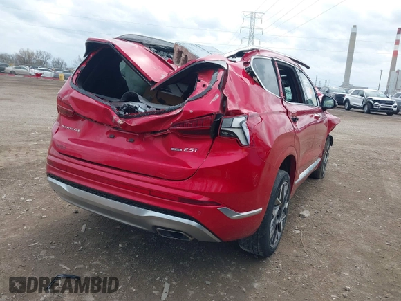 2023 Hyundai Santa Fe Calligraphy with VIN 5NMS5DAL4PH509920, listed as a IAAI auction lot 41951266 with 38,167 mi miles and . Bid and sale history available at DreamBid. Image 4.