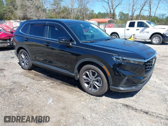 2023 Honda CR-V EX-L with VIN 7FARS4H77PE012706, listed as a IAAI auction lot 41821810 with 43,000 mi miles and . Bid and sale history available at DreamBid. Image 1.