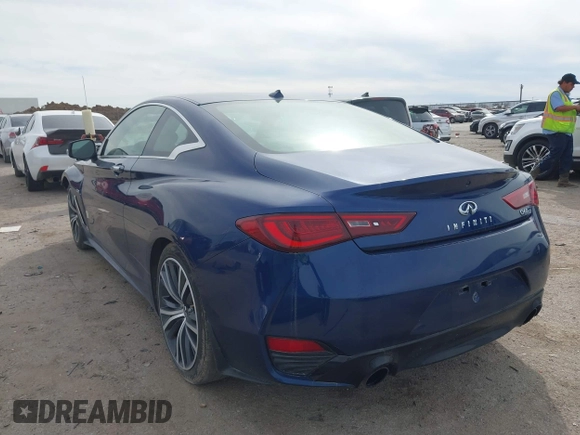 2020 Infiniti Q60 Luxe z VIN JN1EV7EK3LM340091, wystawiony jako IAAI lot #41759759 z przebiegiem 98 586 mil mil oraz . Historia ofert i sprzedaży dostępna na DreamBid. Obrazek 3.