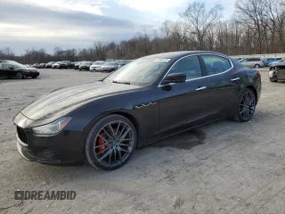 2016 Maserati Ghibli z VIN ZAM57XSA1G1171131, wystawiony jako Copart lot #47550615 z przebiegiem 38 661 mil mil oraz Tytuł czysty. Historia ofert i sprzedaży dostępna na DreamBid. Obrazek 1.