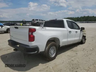 2020 Chevrolet Silverado 1500 Work Truck with VIN 1GCRYAEF0LZ267397, listed as a Copart auction lot 88936745 with 0 mi miles and Salvage Title. Bid and sale history available at carsss.com. Image 3.