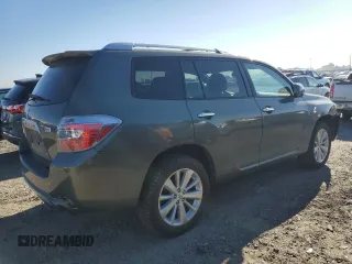 2010 Toyota Highlander Hybrid with VIN JTEBW3EH0A2044721, listed as a Copart auction lot 88714825 with 224,953 mi miles and Salvage Title. Bid and sale history available at carsss.com. Image 3.