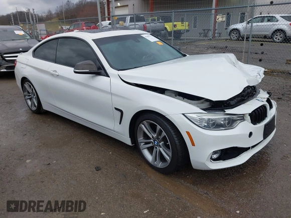 2014 BMW 4 Series 428i with VIN WBA3N3C58EF712202, listed as a IAAI auction lot 41843517 with 90,958 mi miles and . Bid and sale history available at DreamBid. Image 1.