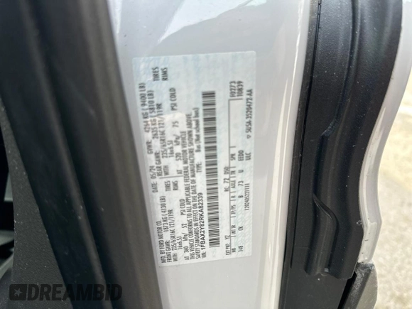 2024 Ford Transit Passenger XL с VIN 1FBAX2Y82RKA82339, выставлен на аукционе Copart как лот 45166695 с пробегом 23 021 миль миль и Чистый • Clean title. История ставок и продаж доступна на DreamBid. Изображение 10.