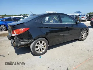 2013 Hyundai Accent GLS with VIN KMHCU4AE4DU316336, listed as a Copart auction lot 53473585 with 139,140 mi miles and Salvage Title. Bid and sale history available at carsss.com. Image 3.