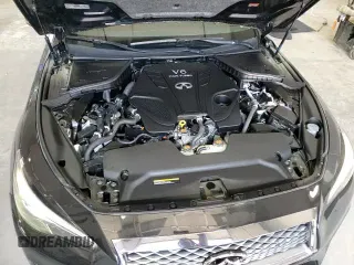 2023 Infiniti Q50 Luxe z VIN JN1EV7BR4PM542574, wystawiony jako Copart lot #62003825 z przebiegiem 8 595 mil mil oraz Szkoda całkowita • Salvage title. Historia ofert i sprzedaży dostępna na DreamBid. Obrazek 13.