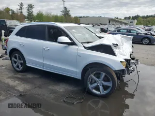 2013 Audi Q5 Premium Plus with VIN WA1DGAFP4DA034282, listed as a Copart auction lot 56157315 with Not provided miles and Salvage title. Bid and sale history available at DreamBid. Image 4.