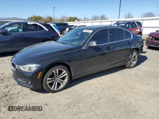 2017 BMW 3 Series 330i with VIN WBA8B9G54HNU50247, listed as a Copart auction lot 46469575 with 106,279 mi miles and Salvage Title. Bid and sale history available at carsss.com. Image 1.
