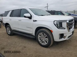 2021 GMC Yukon SLT with VIN 1GKS2BKD5MR177616, listed as a Copart auction lot 42456665 with 25,784 mi miles and Salvage Title. Bid and sale history available at carsss.com. Image 4.