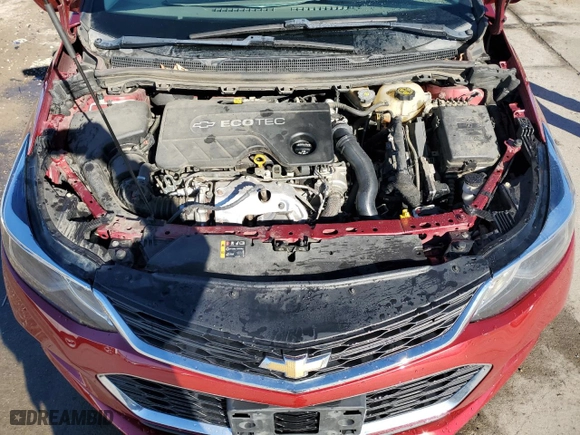 2017 Chevrolet Cruze LT with VIN 1G1BH5SE6H7229544, listed as a Copart auction lot 87502315 with 96,898 mi miles and Salvage Title. Bid and sale history available at carsss.com. Image 11.