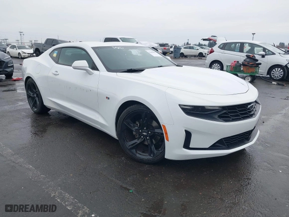 2019 Chevrolet Camaro 1LT with VIN 1G1FB1RX3K0121241, listed as a IAAI auction lot 41484495 with 107,075 mi miles. Bid and sale history available at carsss.com. Image 1.