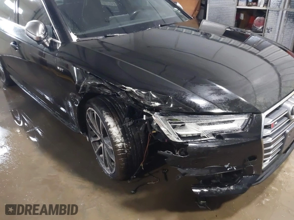 2018 Audi S4 Prestige with VIN WAUC4AF49JA001268, listed as a IAAI auction lot 41613652 with 73,264 mi miles. Bid and sale history available at carsss.com. Image 6.