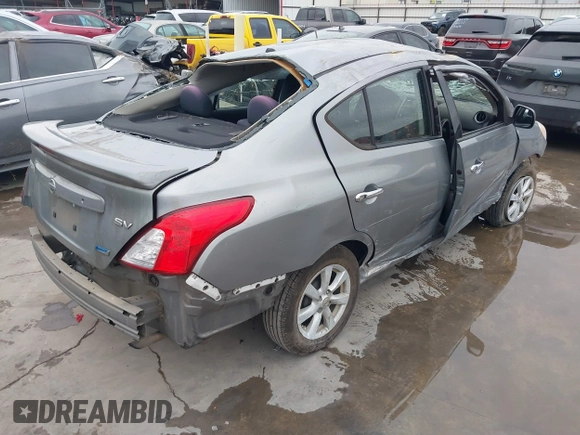 2014 Nissan Versa SV with VIN 3N1CN7AP0EL856205, listed as a IAAI auction lot 41893652 with 126,489 mi miles. Bid and sale history available at carsss.com. Image 4.