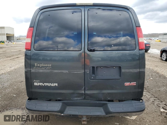 2003 GMC Savana z VIN 1GDGG29U031206019, wystawiony jako Copart lot #48920054 z przebiegiem Nie podano mil oraz Szkoda całkowita • Salvage title. Historia ofert i sprzedaży dostępna na DreamBid. Obrazek 6.