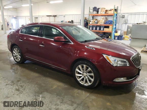 2016 Buick LaCrosse with VIN 1G4GA5G36GF241833, listed as a Copart auction lot 46868515 with 213,448 mi miles and Salvage title. Bid and sale history available at DreamBid. Image 4.