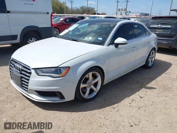 2015 Audi A3 1.8T Premium with VIN WAUACGFF0F1033693, listed as a IAAI auction lot 41823346 with 70,140 mi miles. Bid and sale history available at carsss.com. Image 17.
