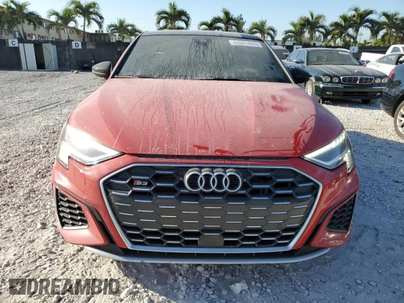 2023 Audi S3 Prestige z VIN WAUJ3DGY1PA035419, wystawiony jako Copart lot #48061495 z przebiegiem 33 488 mil mil oraz Szkoda całkowita • Salvage title. Historia ofert i sprzedaży dostępna na DreamBid. Obrazek 5.