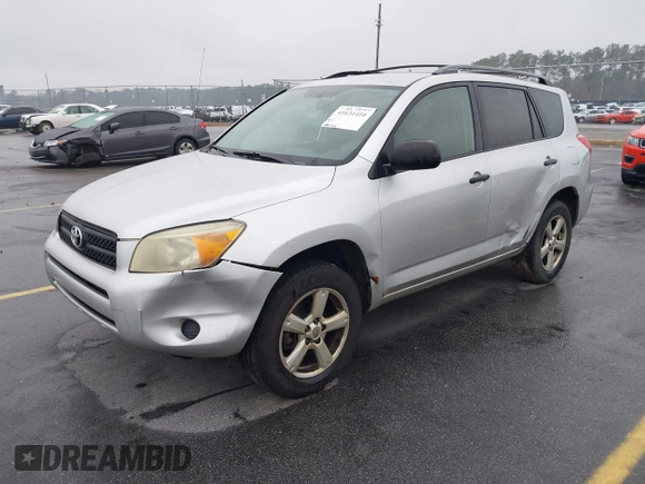2007 Toyota RAV4 with VIN JTMZD35V875033116, listed as a IAAI auction lot 41631416 with 215,716 mi miles. Bid and sale history available at carsss.com. Image 2.