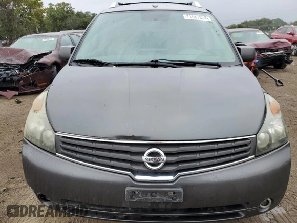 2007 Nissan Quest S with VIN 5N1BV28U27N137298, listed as a Copart auction lot 71587304 with 96,990 mi miles and Salvage Title. Bid and sale history available at carsss.com. Image 5.