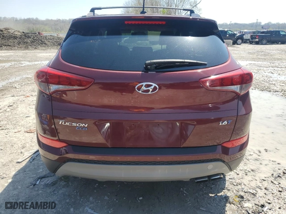 2017 Hyundai Tucson Value with VIN KM8J33A25HU358918, listed as a Copart auction lot 52177905 with 158,592 mi miles and Clean Title. Bid and sale history available at carsss.com. Image 6.
