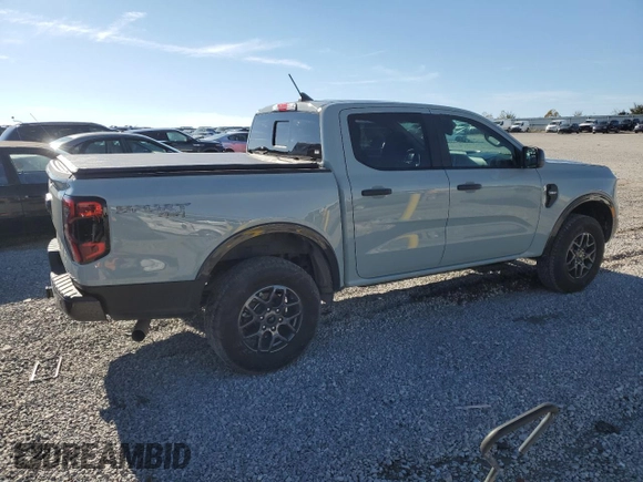 2024 Ford Ranger XLT with VIN 1FTER4HHXRLE20468, listed as a Copart auction lot 79519994 with 9,386 mi miles and Salvage title. Bid and sale history available at DreamBid. Image 3.