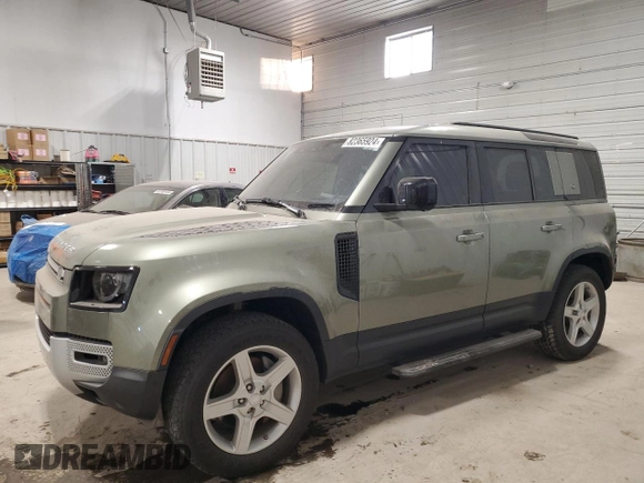 2020 Land Rover Defender SE with VIN SALEP7EU1L2020684, listed as a Copart auction lot 82365924 with 35,457 mi miles and Salvage title. Bid and sale history available at DreamBid. Image 1.