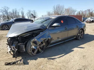 2014 Audi A6 Prestige z VIN WAUHGAFC9EN011544, wystawiony jako Copart lot #48683895 z przebiegiem Nie podano mil oraz Szkoda całkowita • Salvage title. Historia ofert i sprzedaży dostępna na DreamBid. Obrazek 1.