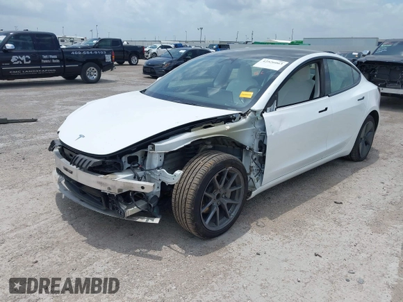 2023 Tesla Model 3 z VIN 5YJ3E1EA8PF384806, wystawiony jako IAAI lot #42526063 z przebiegiem 95 389 mil mil oraz . Historia ofert i sprzedaży dostępna na DreamBid. Obrazek 19.