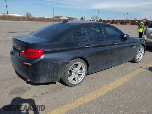2013 BMW 5 Series 535i xDrive with VIN WBAFU7C51DDU74467, listed as a IAAI auction lot 41755676 with 226,245 mi miles and . Bid and sale history available at carsss.com. Image 4.