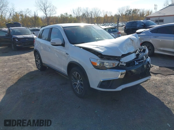 2018 Mitsubishi Outlander Sport ES 2.0 with VIN JA4AR3AU1JZ018060, listed as a IAAI auction lot 40712329 with 118,852 mi miles. Bid and sale history available at carsss.com. Image 1.