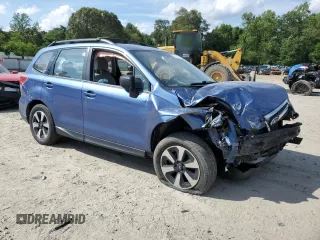 2017 Subaru Forester with VIN JF2SJABC2HH590879, listed as a Copart auction lot 61552555 with Not provided miles and Salvage title. Bid and sale history available at DreamBid. Image 4.