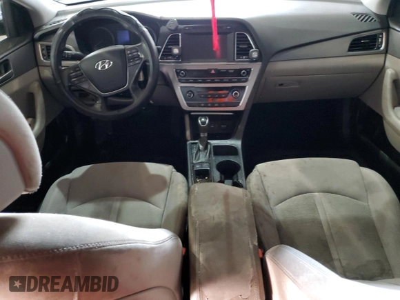 2017 Hyundai Sonata 2.4L with VIN 5NPE24AF8HH544657, listed as a Copart auction lot 53899855 with Not Provided miles and Clean Title. Bid and sale history available at carsss.com. Image 8.