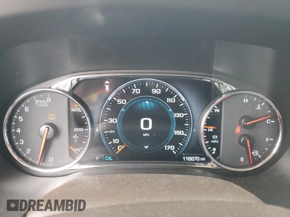2017 GMC Acadia Denali z VIN 1GKKNPLS6HZ136483, wystawiony jako Copart lot #54696635 z przebiegiem 116 670 mil mil oraz Szkoda całkowita • Salvage title. Historia ofert i sprzedaży dostępna na DreamBid. Obrazek 9.