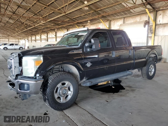2016 Ford F-250 Lariat with VIN 1FT7W2BT7GEA40606, listed as a Copart auction lot 61953315 with 163,640 mi miles and Salvage title. Bid and sale history available at DreamBid. Image 1.
