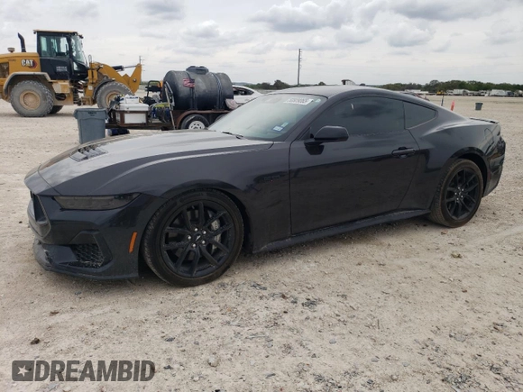 2024 Ford Mustang GT with VIN 1FA6P8CF4R5400069, listed as a Copart auction lot 50809065 with 22,182 mi miles and Salvage Title. Bid and sale history available at carsss.com. Image 1.