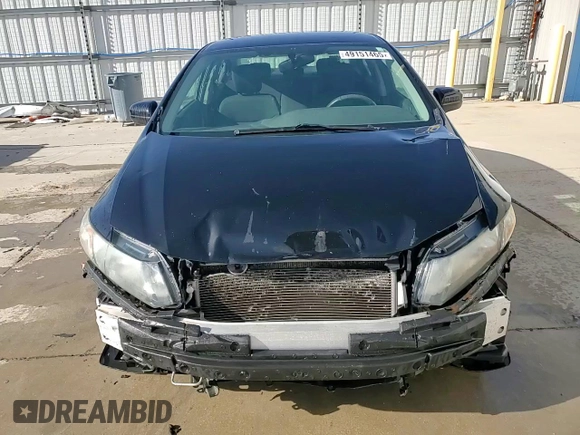 2015 Honda Civic Sedan LX with VIN 19XFB2F51FE057956, listed as a Copart auction lot 49151465 with 215,728 mi miles and Salvage Title. Bid and sale history available at carsss.com. Image 14.