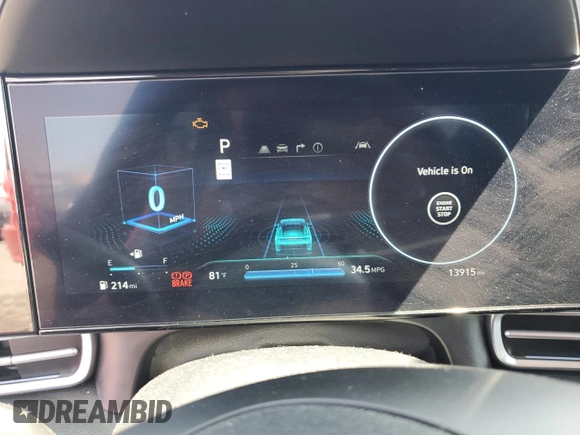 2024 Hyundai Elantra SEL with VIN KMHLM4DG1RU697941, listed as a Copart auction lot 53869435 with 13,915 mi miles and Salvage title. Bid and sale history available at DreamBid. Image 9.