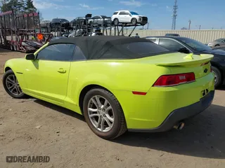2015 Chevrolet Camaro LT with VIN 2G1FD3D36F9148181, listed as a IAAI auction lot 41751267 with 159,668 mi miles. Bid and sale history available at carsss.com. Image 3.